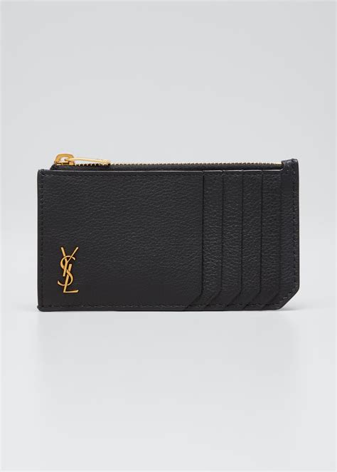 ysl monogram card case wallet|ysl wallet price.